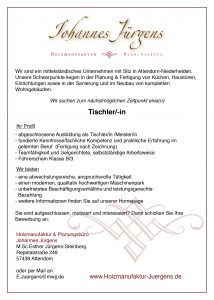 StellenanzeigeTischler 1 214x300 - StellenanzeigeTischler